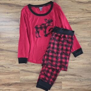 Eddie Bauer Womens pajamas size M color red